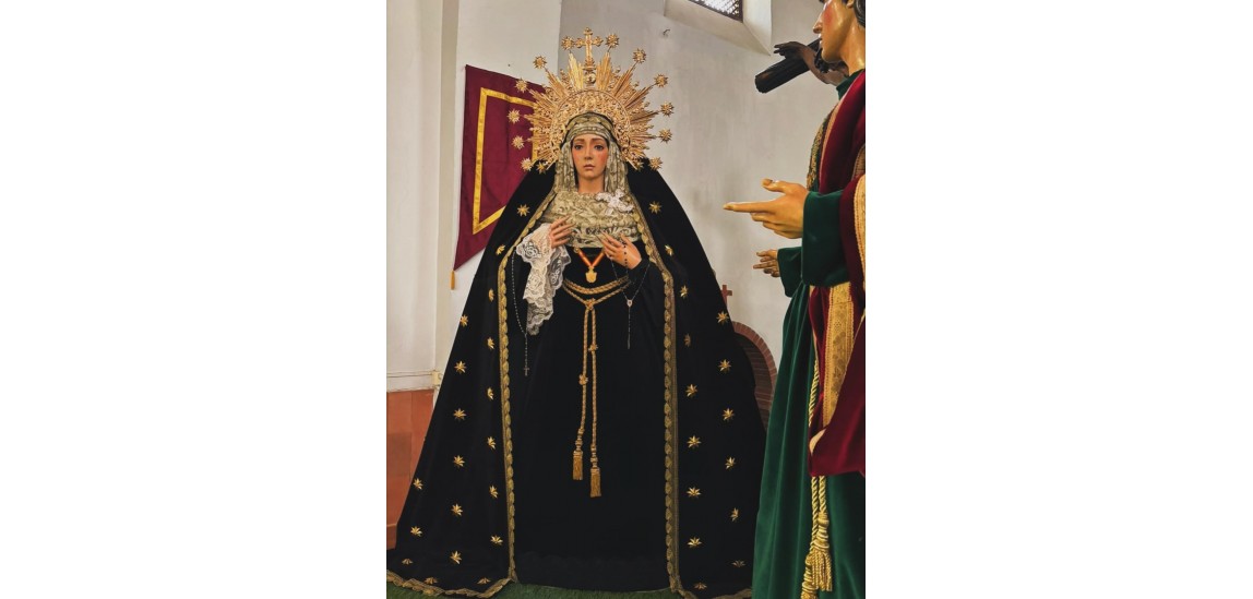 Manto negro de Ntra. Señora de los Dolores (La Barca de la Florida)